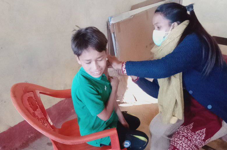 विद्यालयमै मोडर्ना खोप अभियान