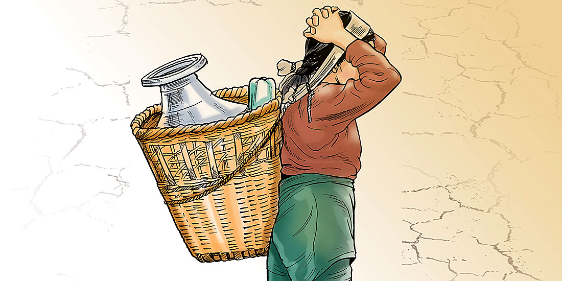 हिमपातका कारण पानी बिग्रिएपछि दैलेखमा हाहाकार